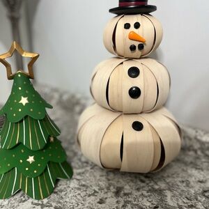 Longaberger Snowman Decor